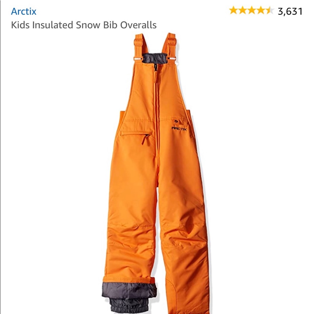Arctix Snow Bib; USED ONCE ONLY
